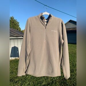 Grey Columbia quarter zip jacket